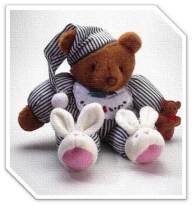 bear n bunny slippers