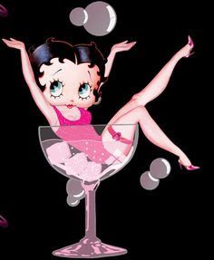 betty boop champagne