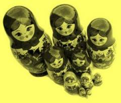 1920s Russian Nesting Dolls