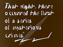 The Cabinet of Dr. Caligari (1920) used stylised intertitles.