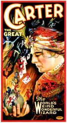 Vintage magician poster