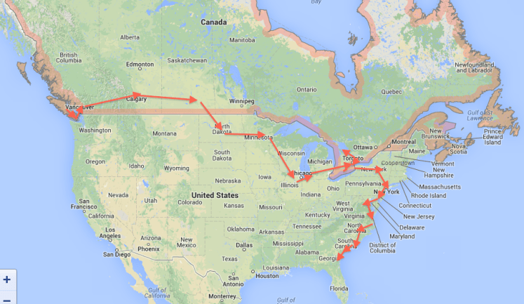 Day 60. October 28, Savannah, Georgia