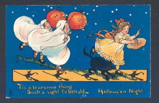 Ghost chase postcard