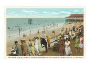 Savannah Beach postcard