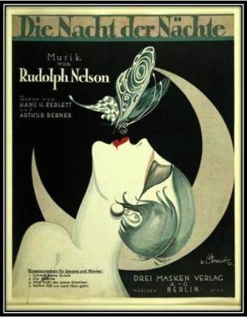 1925 Review Ad; butterfly kiss