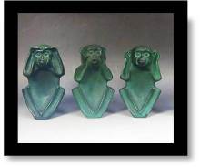 Wise Monkeys statues