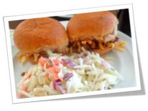 Chocolate Chili Pulled Pork Sandwiches