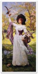 Lady with pigeon