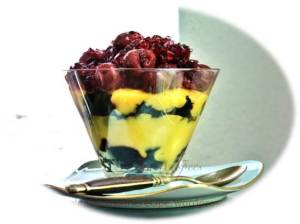 Cheats Choc Cherry Trifle