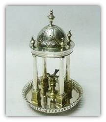 Portuguese Silver Toothpick Holder