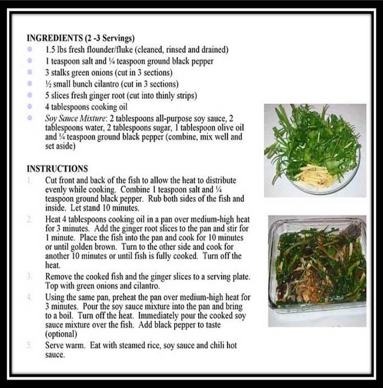 Fish n Herbs in Soy Sauce