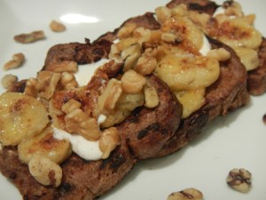 purple-wheat-raisin-bread-french-toast-with-yogurt-caramelized-bananas-and-nuts