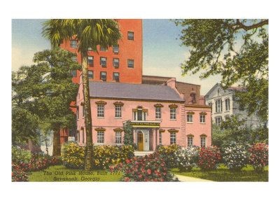 Georgian Tea Room in The Olde Pink House 1929