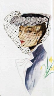 Hat veil ad 1930s