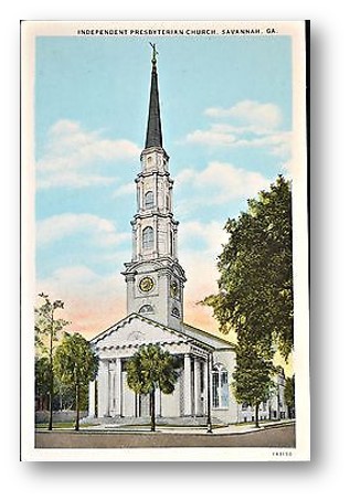 Independent Presbyterian Church Savannah Ga Circa 1920s