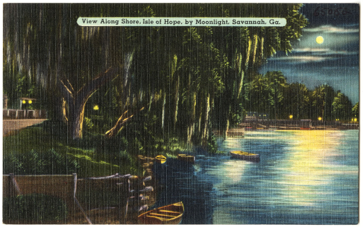 Savannah GA Isle of Hope circa 1930