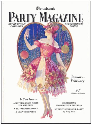 Dennisons 1920s Valentine girl