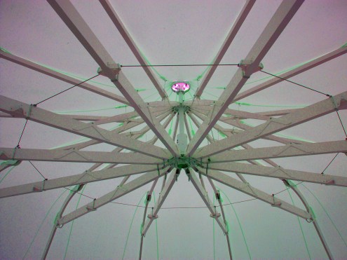 Tent trusses by Dan Antion
