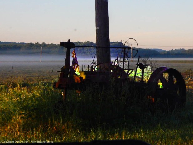 Rusted old tractor, photo by Dan Antion