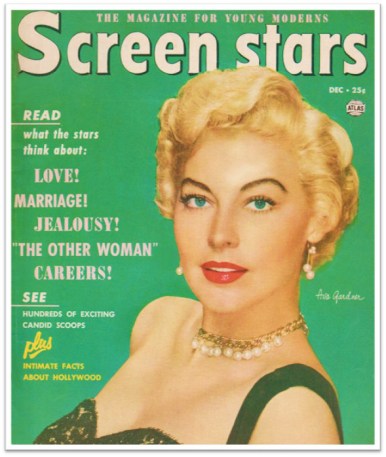 1952 Screen Stars magazine, Ava Gardner