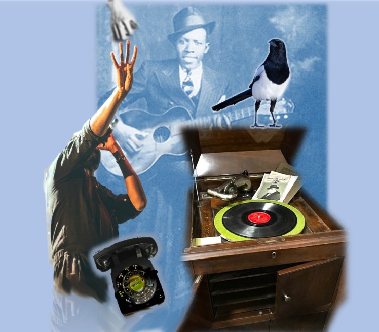 Collage by Teagan featuring two of Dan's photos