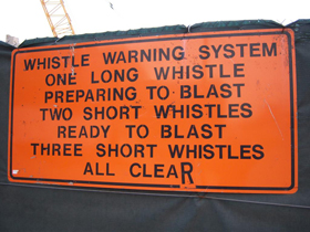 Warning Sign by Dan Antion