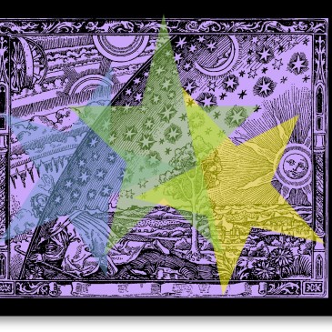 Cosmos‑Flammarion, Anonymous 1888. Altered image Teagan R. Geneviene