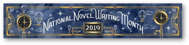 NaNoWriMo banner 2019