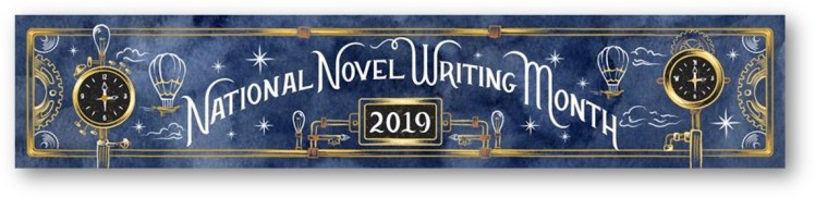 NaNoWriMo banner 2019