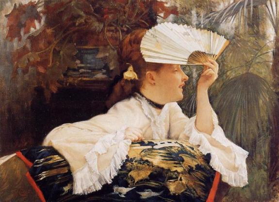 James_Tissot_The_Fan 1875 Wikipedia
