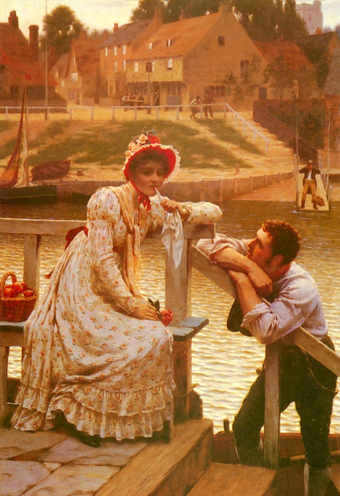Courtship Edmund Leighton Wikipedia