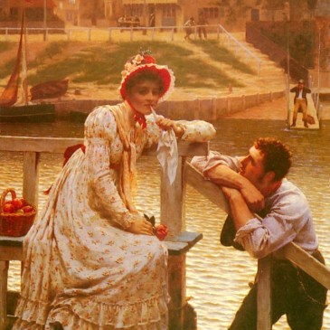 Courtship Edmund Leighton Wikipedia