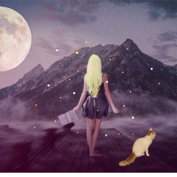 Composite of altered free images by Teagan Geneviene