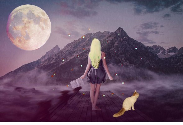 Composite of altered free images by Teagan Geneviene
