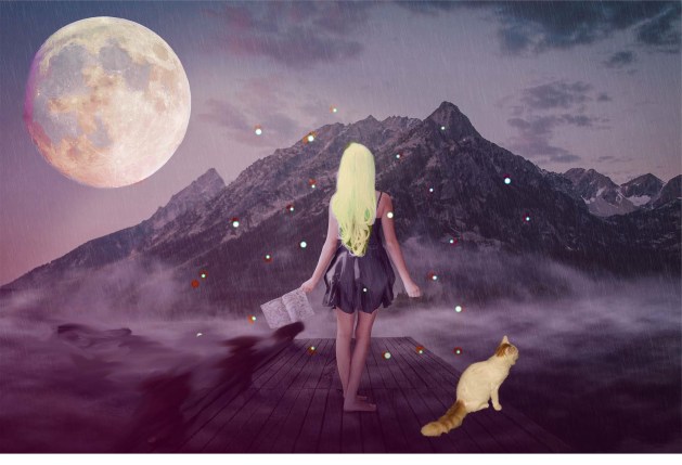 Composite of altered free images by Teagan Geneviene