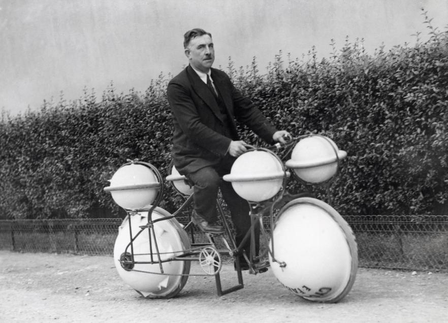 Amphibious bike 'Cyclomer', Paris, 1932