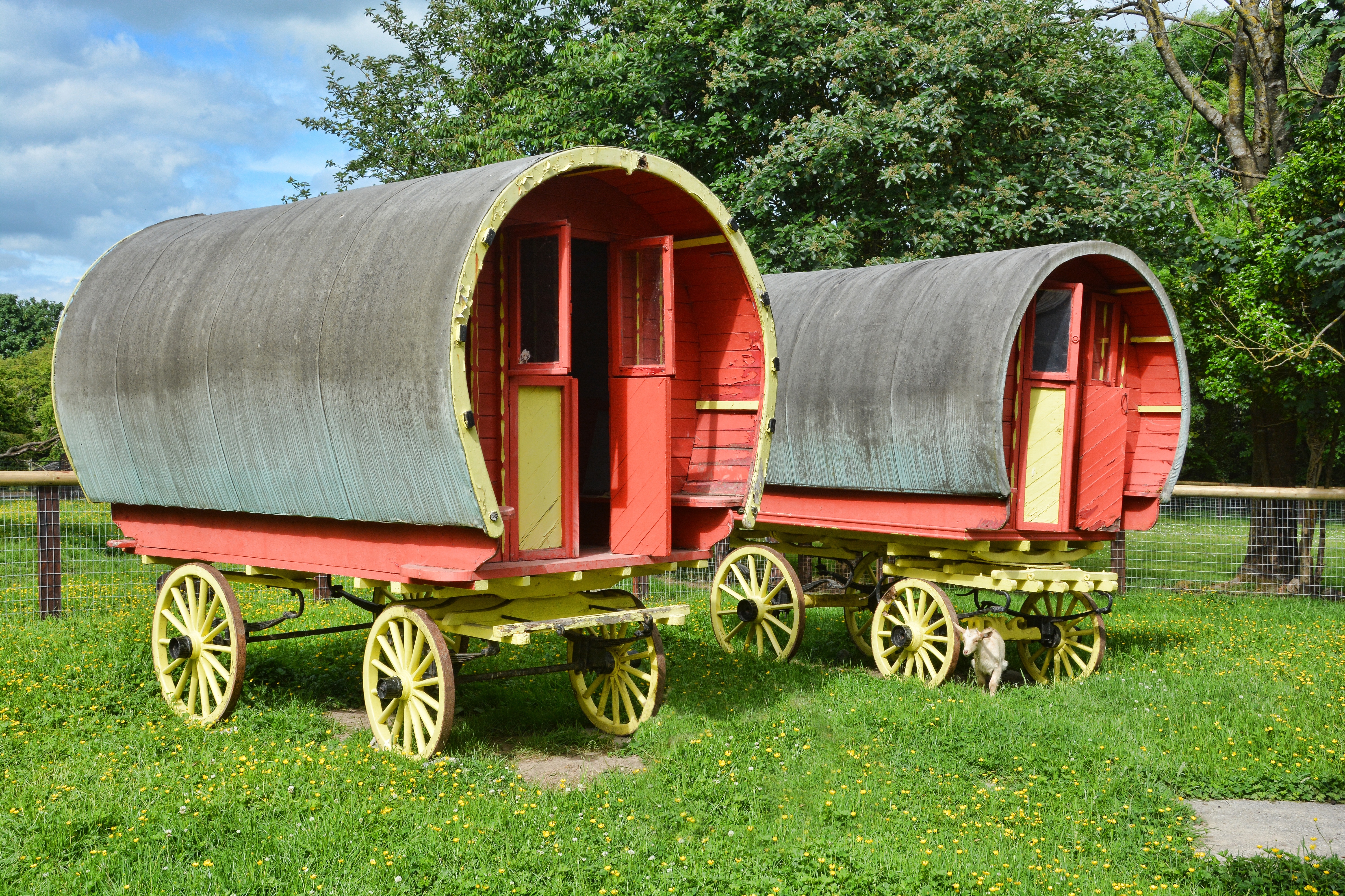 Gypsy wagons 2 rounded dreamstime