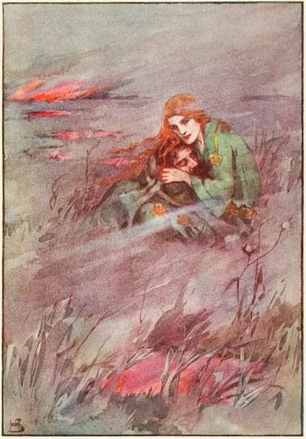 Deirdrê Myth by Helen Stratton 1915, Wikipedia