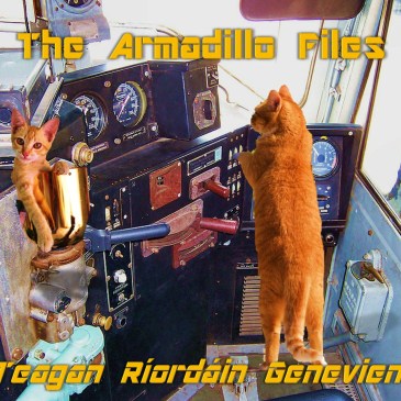 2 Cats drive TROLLEY Armadillo Files