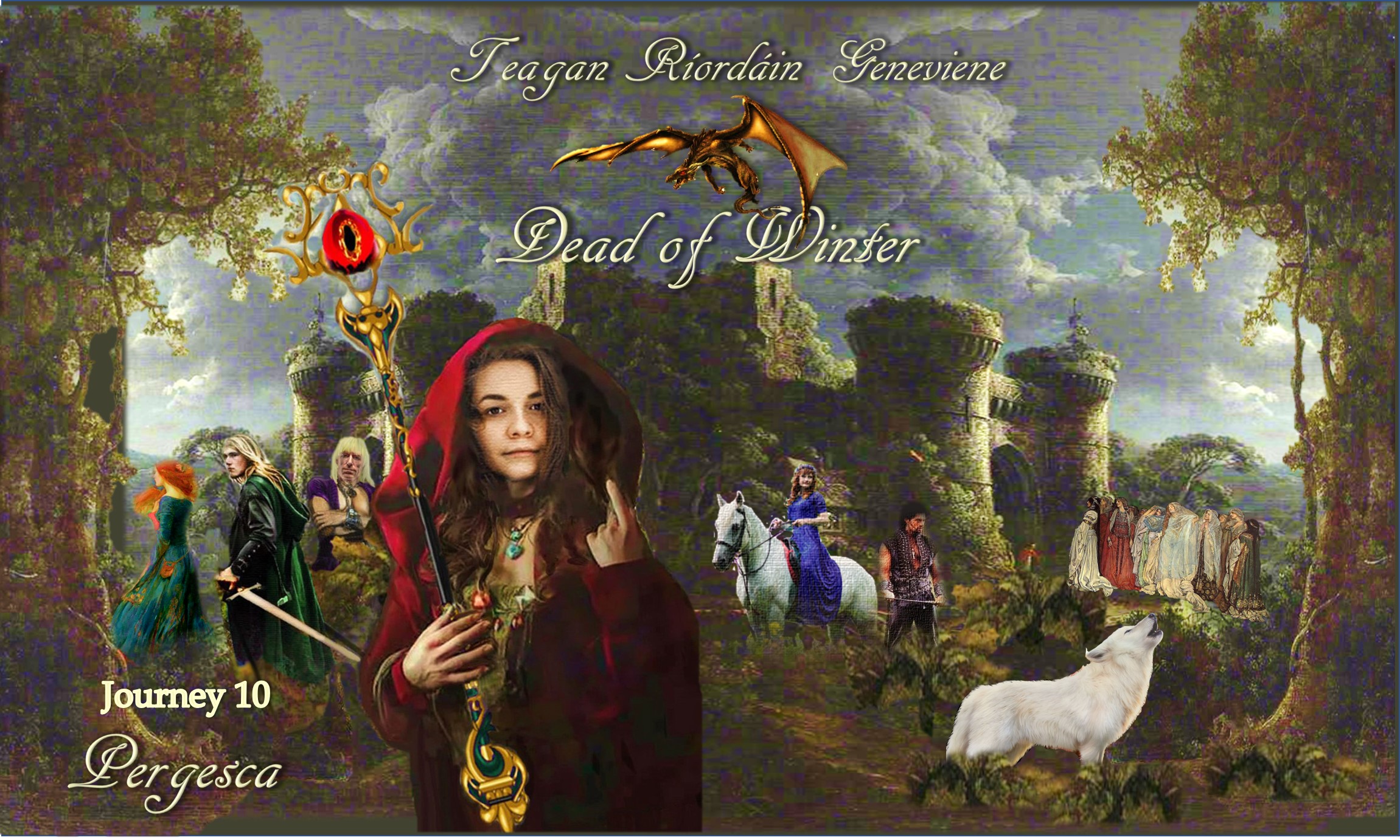 Dead of Winter 10 Characters promo by Teagan R. Geneviene