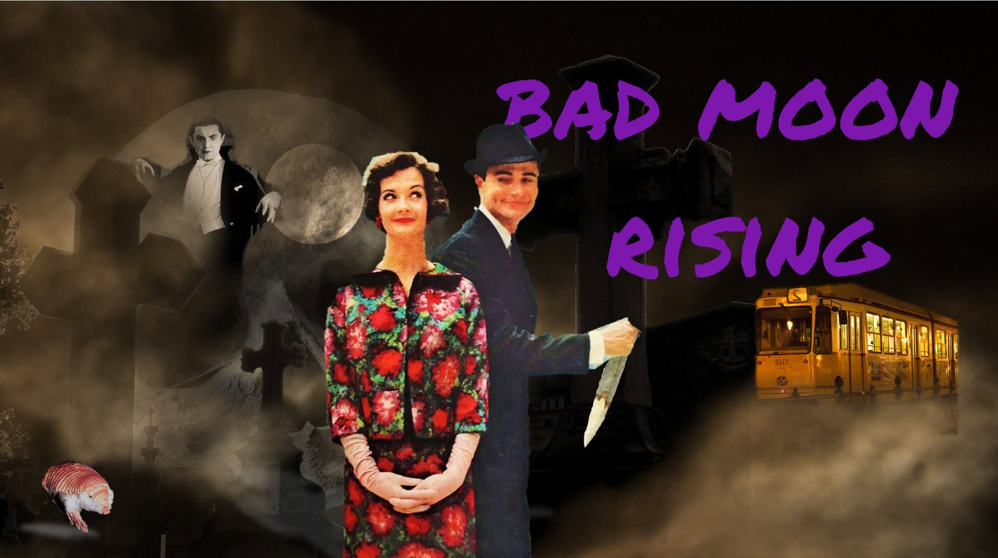 Teri's Bad Moon Rising banner with Teagan tomfoolery