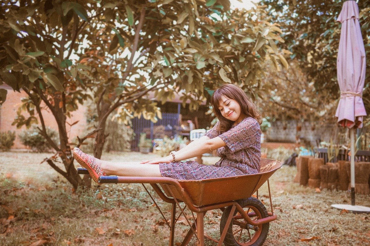 girl Wheelbarrow Jess Foami Pixabay