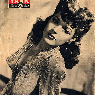 Victory Rolls hairstyle at "Yank - the Army Weekly" 1944 Wikipedia