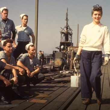 2 Women Working Naval yard Life Magazine 1940s