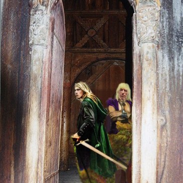 Hallgeir Hallr, Borgund Stave Church, Wikipedia. Tomfoolery by Teagan