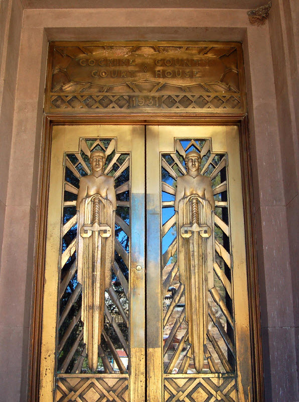 doors Cochise County Courthouse Bisbee AZ GoodFreePhotos