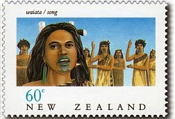 maori waiata postage stamp