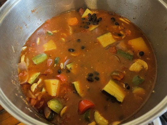 Black Bean & Vegetable Soup by Robbie Cheadle