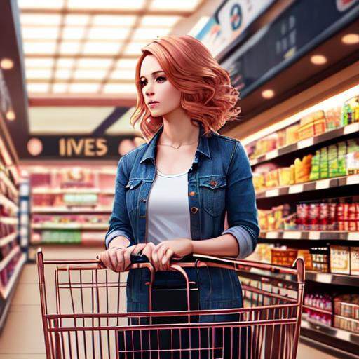 Pepper gorcery shopping CGI by Teagan