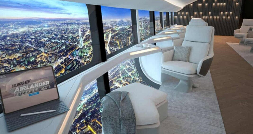 Airlander airship interior Good News